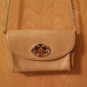Tan leather crossbody